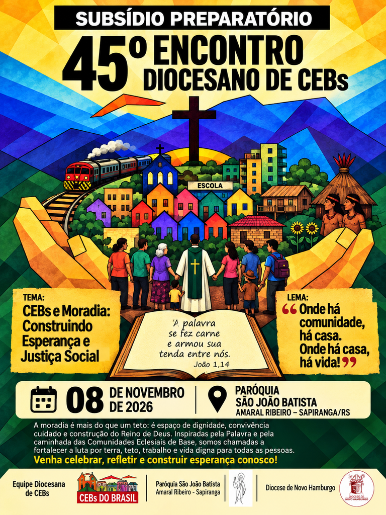 45º Encontro Diocesano de CEBs será realizado em novembro, em Sapiranga